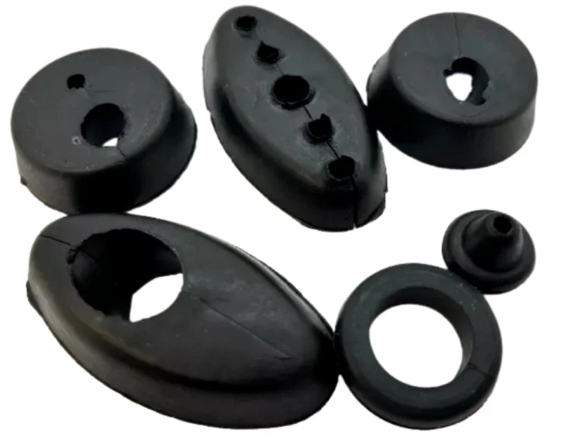 Dodge Truck B1 B2 B3 Van B4 1948-1953 Firewall ojal juego de 6 negro Foto 2 de 4