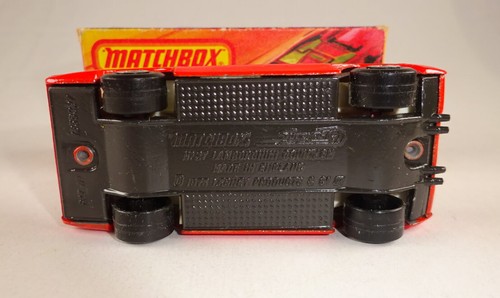 Matchbox Superfast Nr.27B Lamborghini Countach rot WEISSE Einrichtung top in Box - Bild 9 von 11