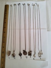 . 925 Sterling Silver 20" Necklace with Pendant Choice 