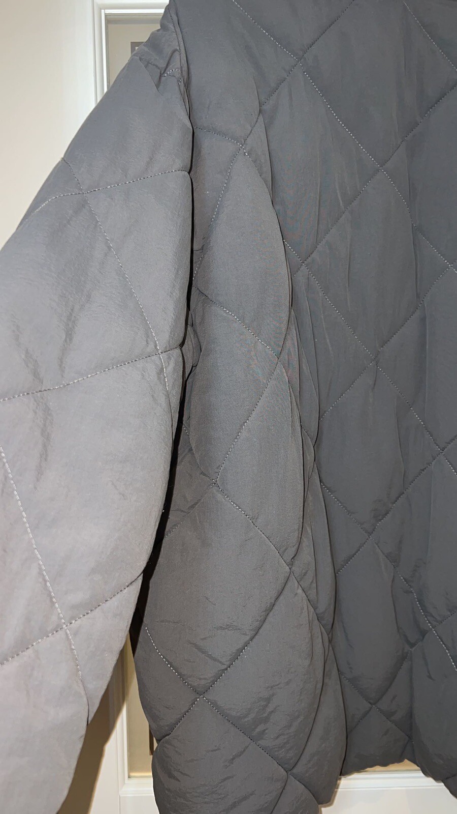 BNWT Zara Men’s Grey Quilted Jacket Size Medium eBay