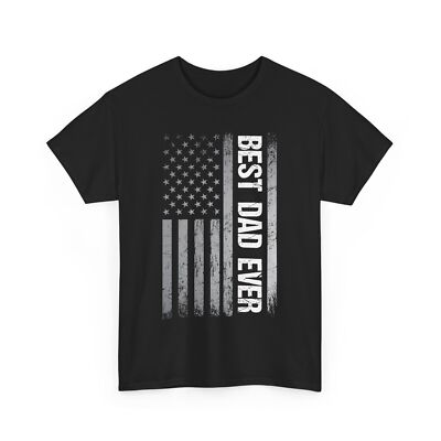 Dad Shirt, Best Dad Ever American Flag Father's Day Vintage Shirt