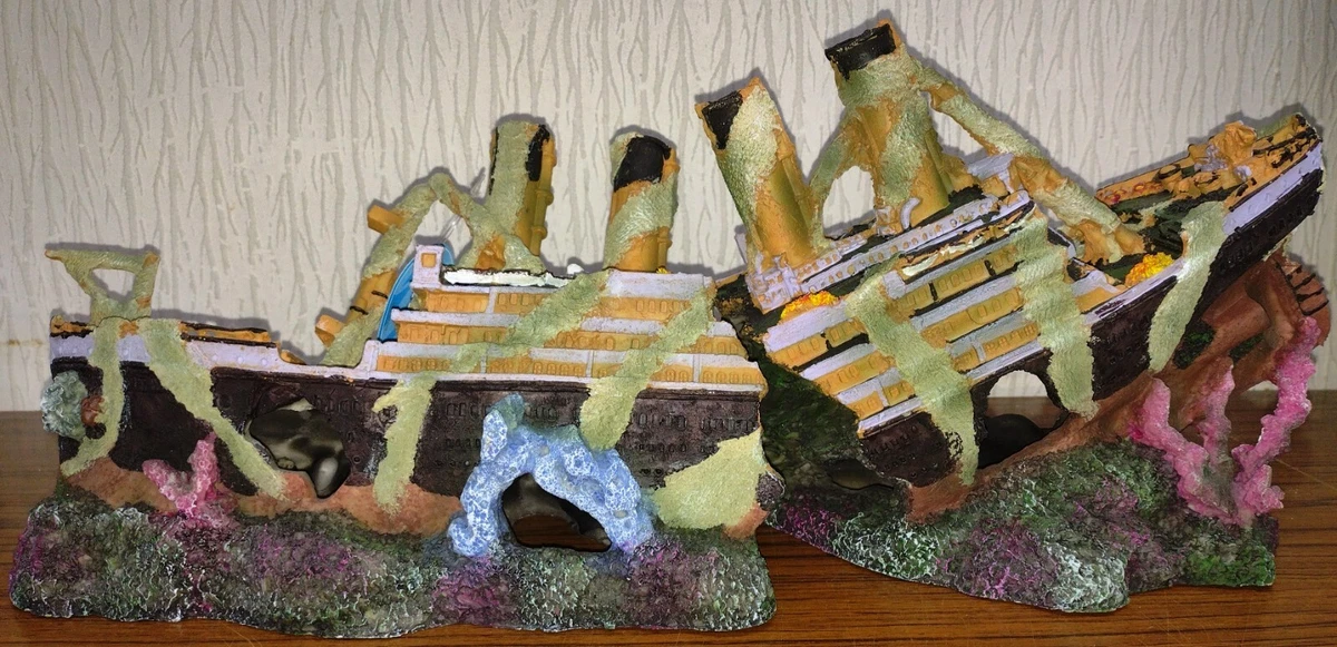 Titanic aquarium decoration sale
