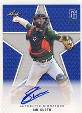 GIO CUETO 2020 Leaf Perfect Game PG National Showcase Blue AUTO /15 DODGERS