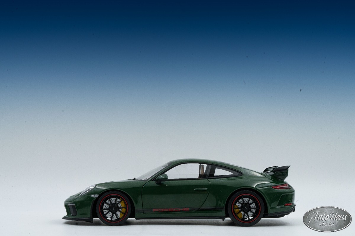 1/18 MINICHAMPS 2017 PORSCHE 911 GT3 Green 🤝ALSO OPEN FOR TRADES