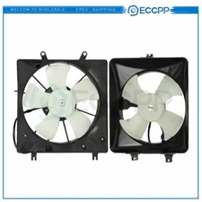 Radiator Condenser Cooling Fan Assembly For 2003 2004 2005-2007 Honda Accord