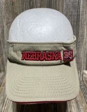 NEBRASKA CORNHUSKERS Team Starter Sun Visor Collegiate Hat Cap Adjustable