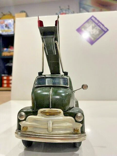 Caminhão lançador de foguetes de fricção de estanho verde exército dos EUA 2452 - 1950! Bom estado! - Imagem 2 de 4