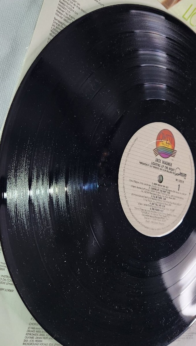 Jack Wagner Lighting Up The Night LP Vinyl Original 1985 W1-25318