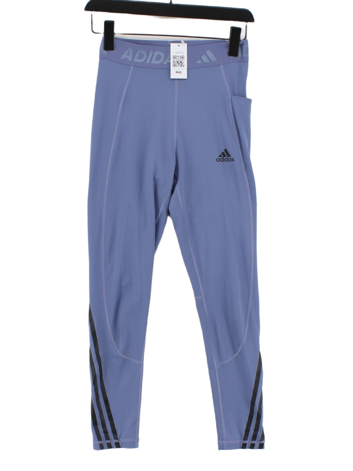 ALTRA Adidas Pantaloni Sportivi Donna UK 8 Blu 100% Altri Leggings