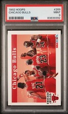 1992 Hoops 269 Chicago Bulls - PSA 9