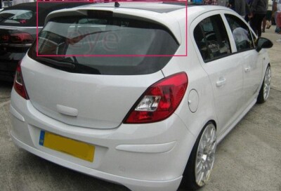 OPEL VAUXHALL CORSA D 5D REAR/ROOF SPOILER | eBay