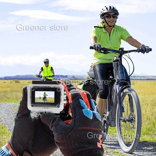 4K WiFi Action Camera Waterproof Sports Riding Camera HD 1080P Screen Underwater - Picture 12 of 20