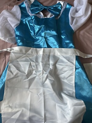belle blue dress costume plus size Princess Belle Dress Cosplay Costume for Women in All Size Plus Size –  MJcostume main image 1