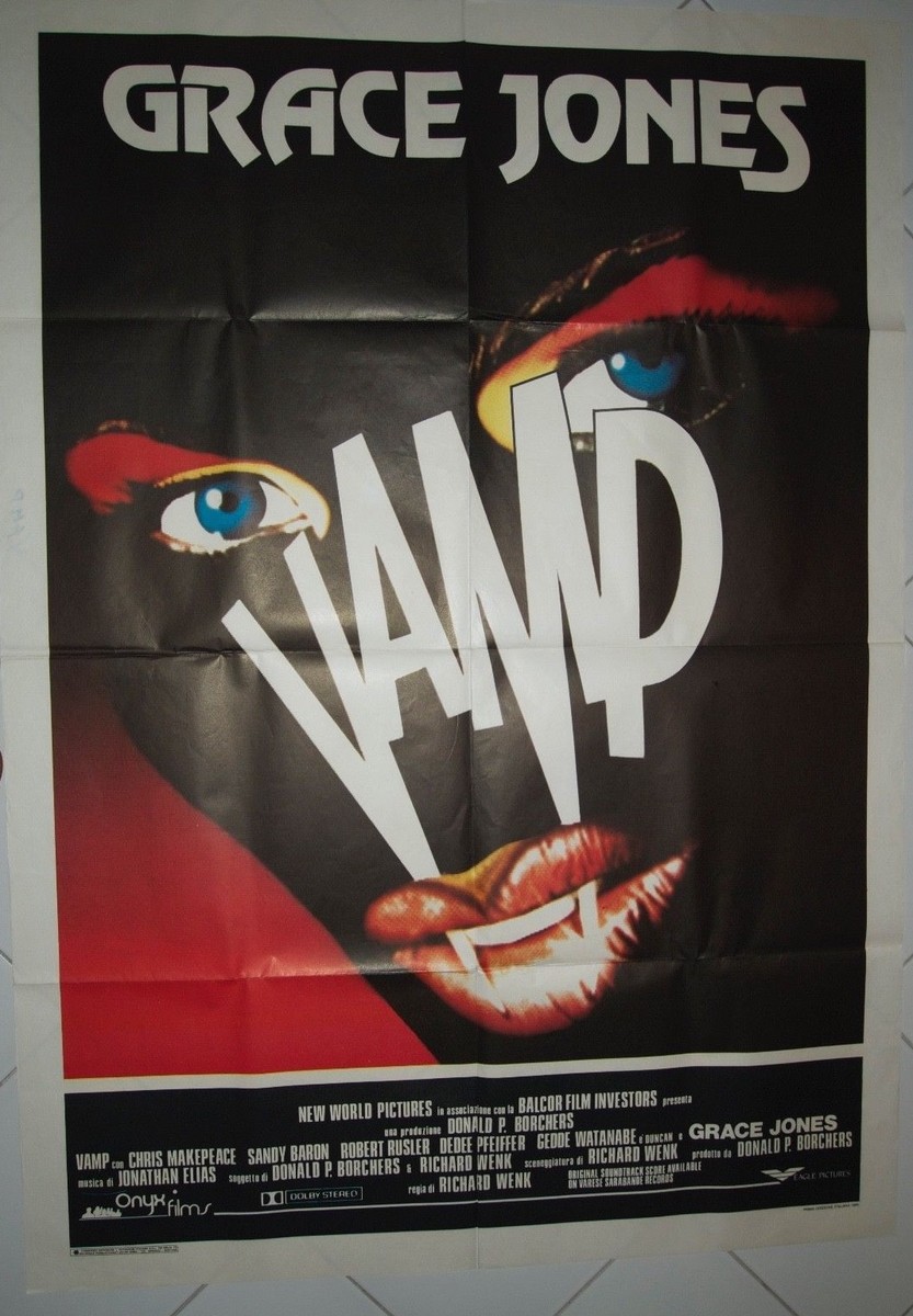 VAMP Authentic POSTER (1986) GRACE JONES - Cult Horror Vampire | eBay