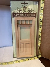 Mayberry Street Miniatures 2 Panel Glazed Door #609743 1:12 Scale