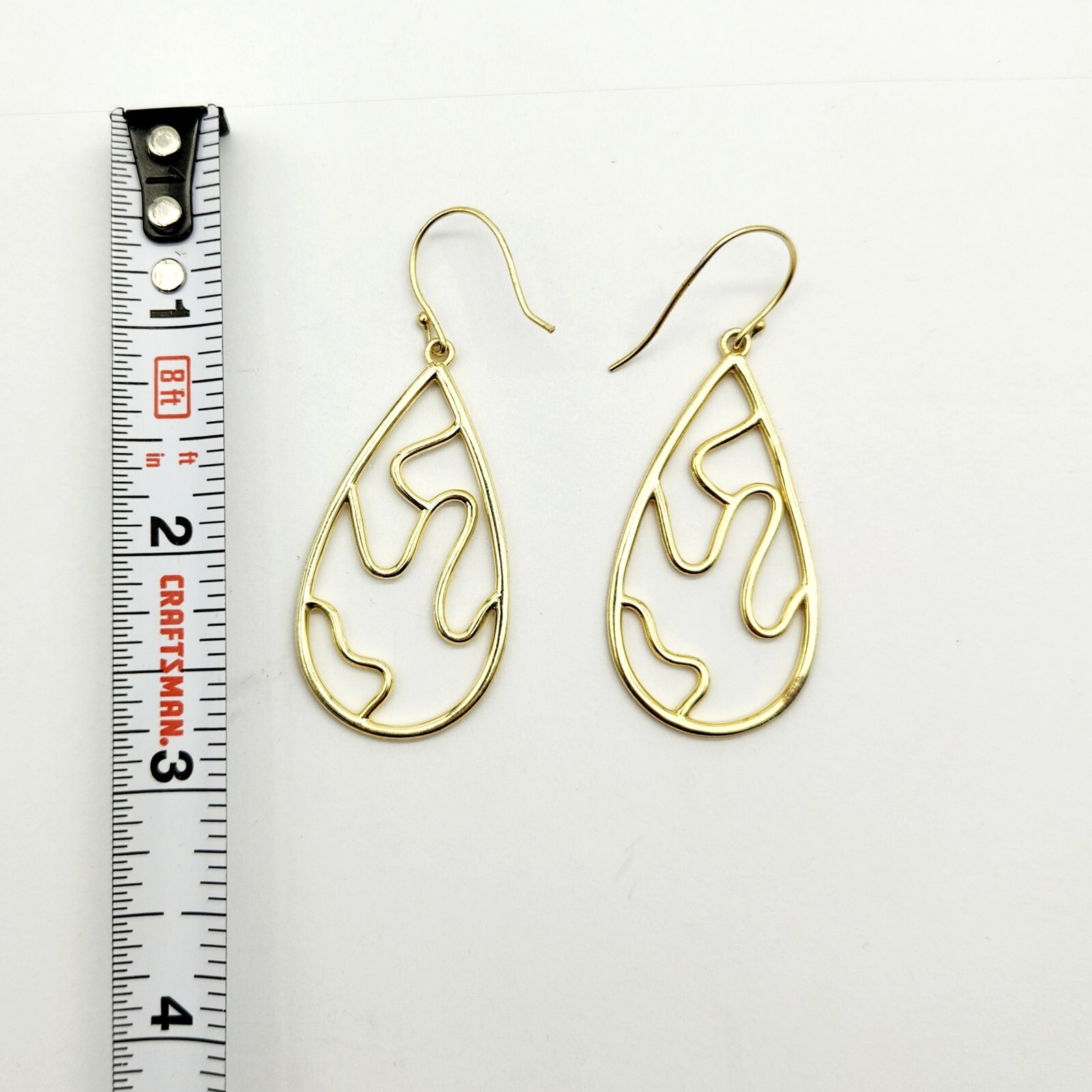 Gold Overlay Solid Sterling Silver Modernist Desi… - image 3