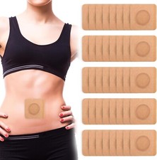 40PCS Castor Oil Pack Wrap, Disposable Self-Adhesive Cotton Castor Oil Wrap Bell