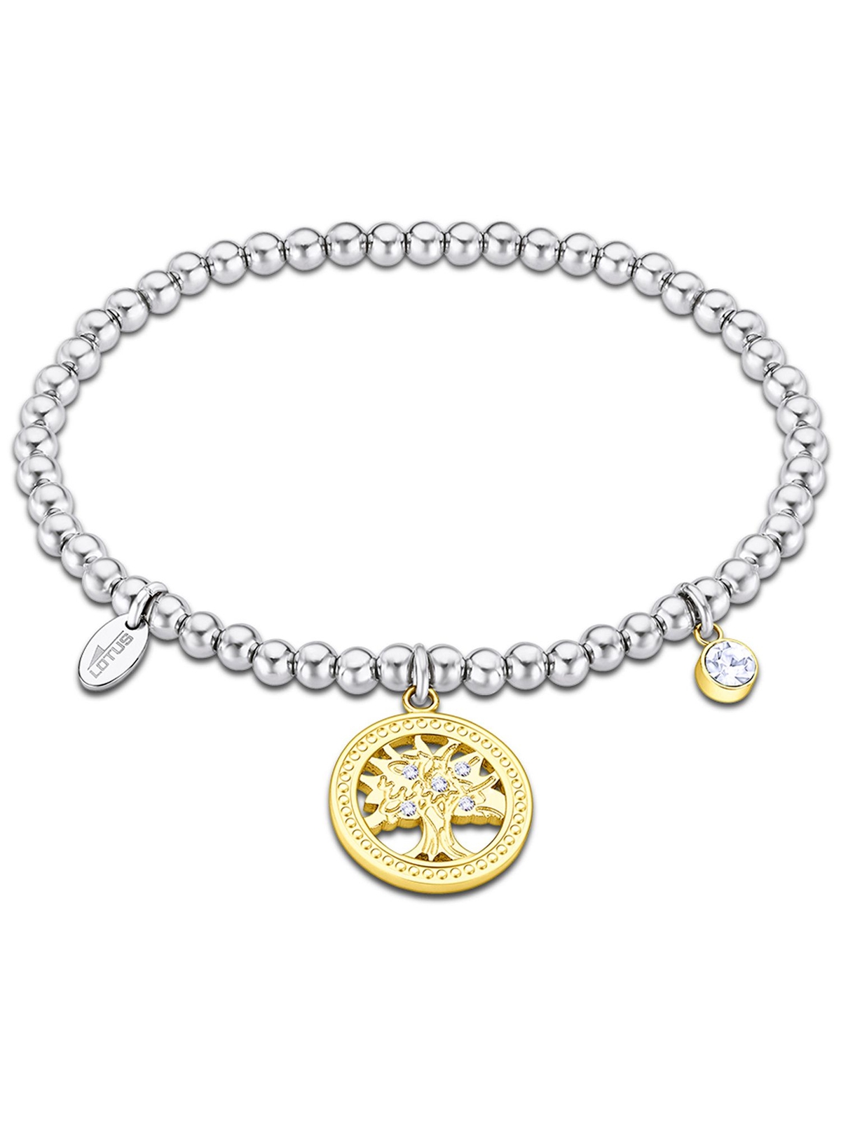 Нарукавная повязка Lotus LS2171-23 Damen Lebensbaum Edelstahl wei 18 см 4490₽