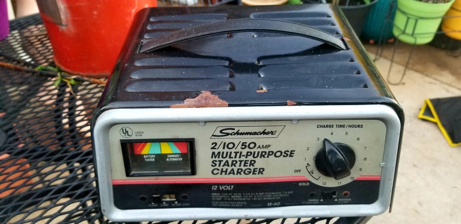 schumacher-e-60-multi-purpose-2-10-50-amp-12-volt-battery-charger-ships