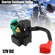Motorcycle Starter Solenoid Relay Replacement for Yamaha YBR125 2007-2009 4 Pins