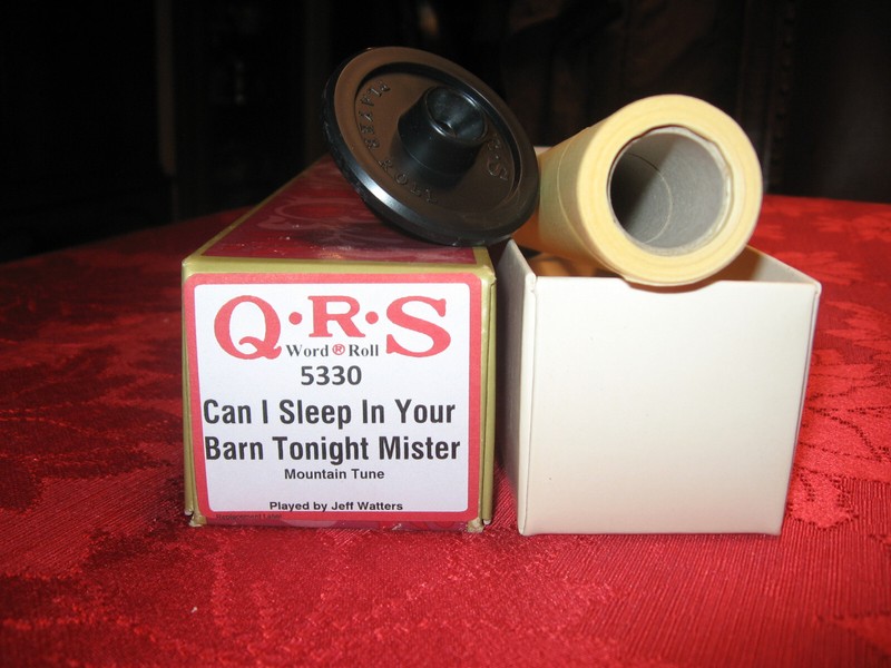 Can I Sleep In Your Barn Tonight Mister - QRS Player PIano Roll #5330