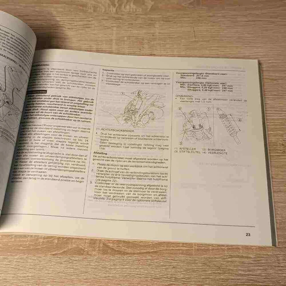 HONDA CR250R 2002 69KZ3680 00X69-KZ3-6800 Fahrer Motorrad-Handbuch gebraucht MX - Bild 3 von 4