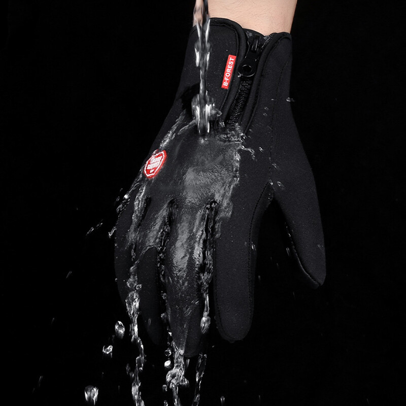 Winter Gloves Touch Screen Riding Motorcycle Sliding Waterproof Sports Gloves Wi-image