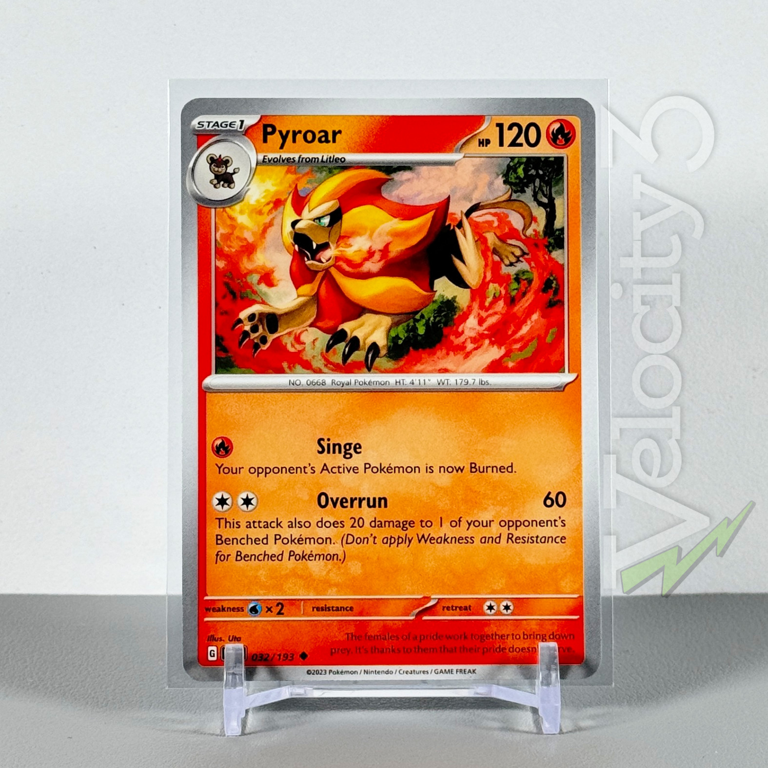 Pokemon TCG Card: PYROAR 32/193 | Uncommon | SV-Paldea Evolved | NM/Mint