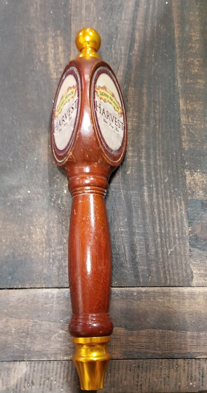 SIERRA NEVADA HARVEST WET HOP ALE CRAFT BEER TAP KEG HANDLE