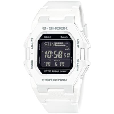G-SHOCK GD-B500 ホワイト CASIO G-SHOCK GD-B500-7 White Minimal Bluetooth Digital Men Watch