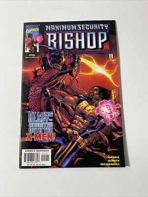 Maximum Security Bishop #15 Marvel Comics 2000 Last X-man X-Men