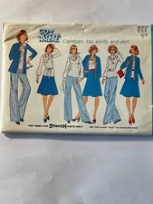  Uncut Size 14 Miss Cardigan, Top, Pants, Skirt Sewing Pattern, Simplicity 7300