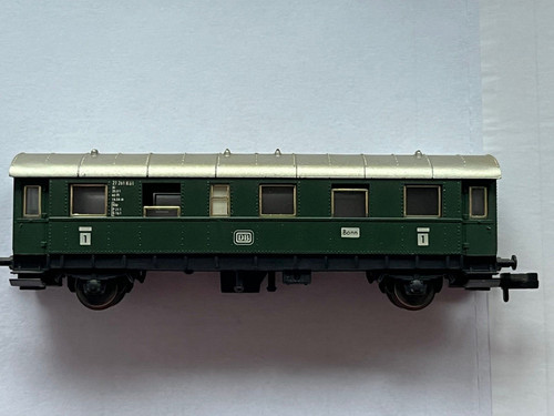 ✅Fleischmann 8061 N/1:160 Personenwagen 1 Kl DB "Donnerbüchse" (FU52-7S4/21) | Zustand: Gebraucht