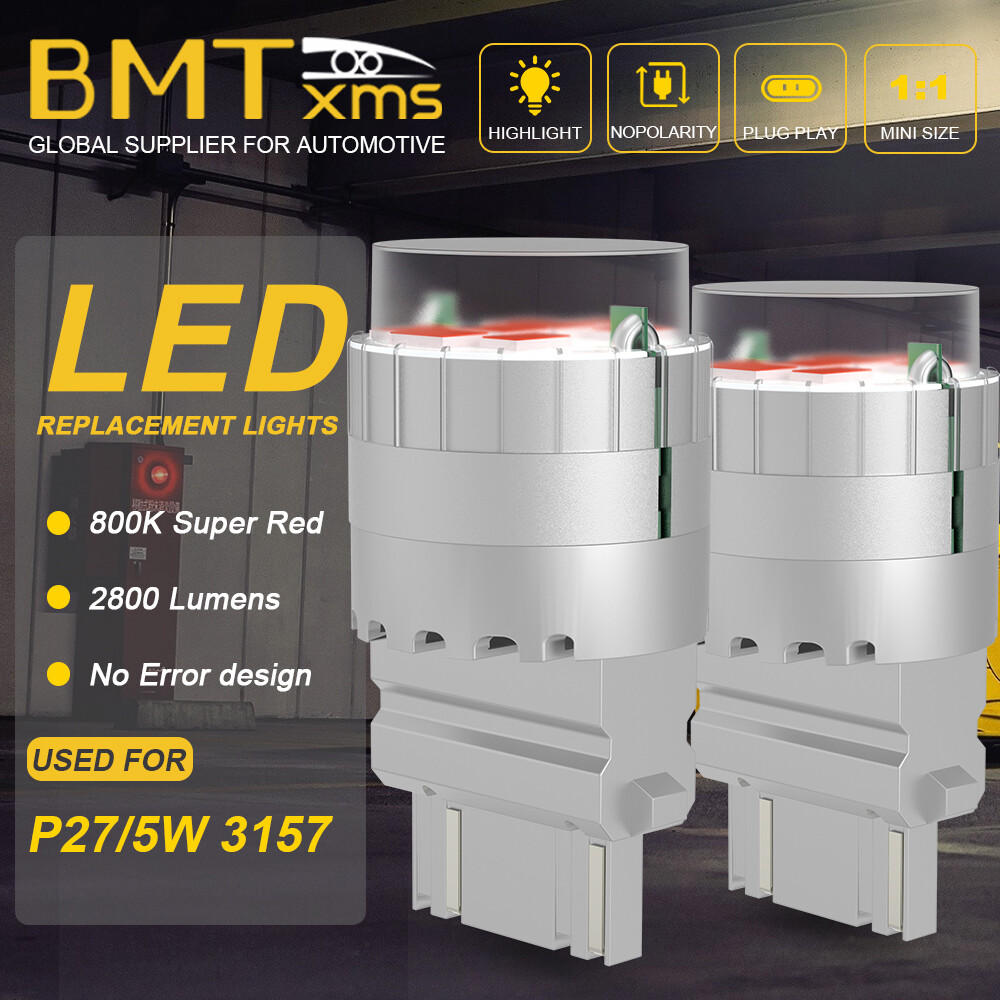 2PCS 3157 3057 Red LED Brake Tail Lights for Jeep Grand Cherokee 1996-2017