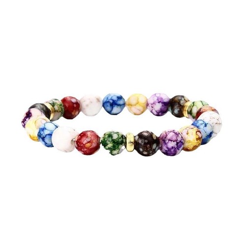 7 Chakra Beads Bracelet Natural Stone Yoga Reiki Healing Balance Bracelet Bangle - Picture 8 of 9