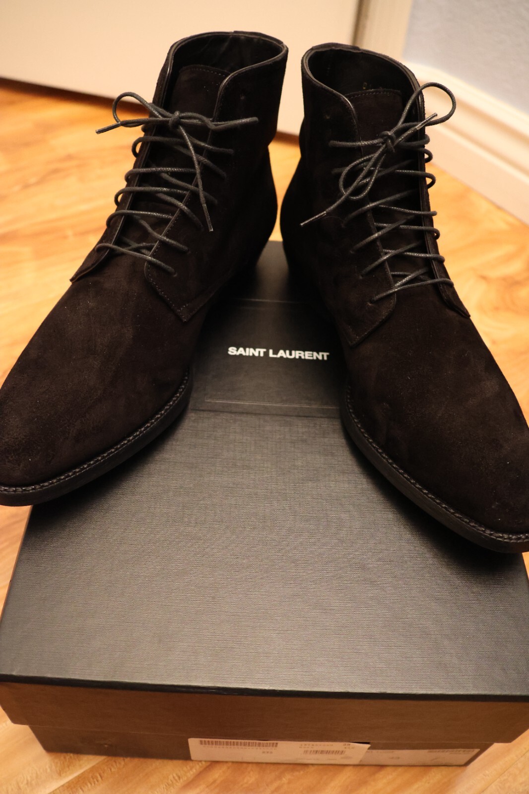 NUOVI stivali stringati Saint Laurent Paris Wyatt 25 (ESTREMAMENTE RARI)