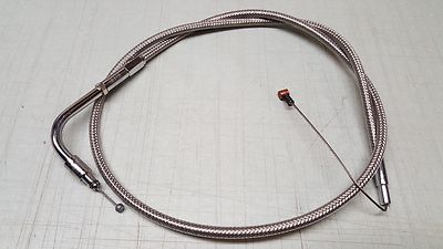 Drag Specialties Stainless Braided Idle Cable Harley-Davidson XLH DS-224041 NEW