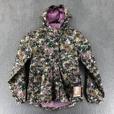 The North Face Antora Full Zip Rain Jacket Youth Size L 12 Floral NWT 90