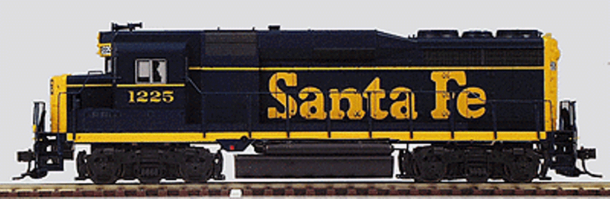 Life Like 21536 - GP30 Ph I, ATSF #1225, yellow/blue, Billboard, NEU ...