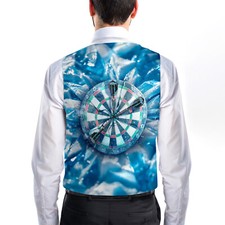 Custom Darts Ice Cold-Novelty Costume Fancy Dress Waistcoat 4 sizes available 