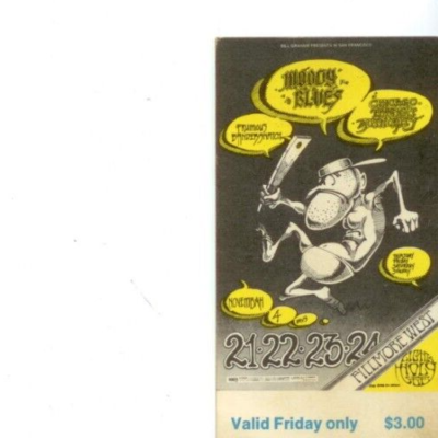 BG 146 Moody Blues Rick Griffin Alton Kelley 1968 Fillmore Concert - Main Image