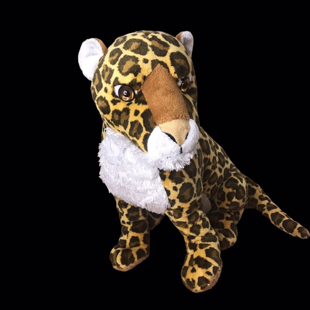 Disney Animal Kingdom Jaguar Plush REALISTIC Stuffed Jungle Cat