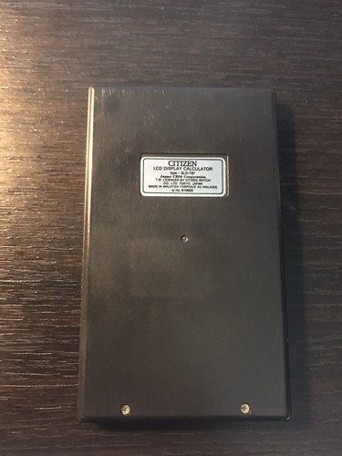 Citizen SLD -737 Vintage 10-Digit LCD Display Pocket Calculator - Film Prop - Picture 3 of 4
