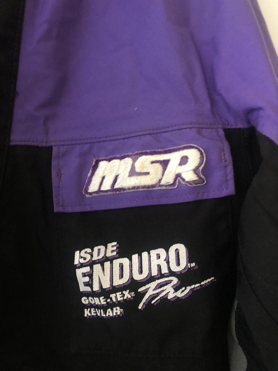 RARE VTG Mens MSR MS Racing MALCOLM SMITH RACING Gore-Tex Made