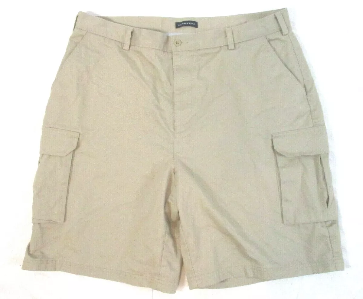 Lands end mens cargo shorts sale