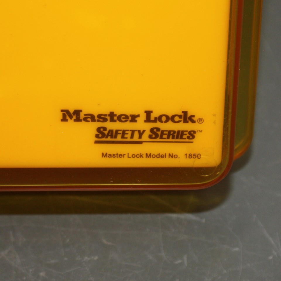 EMPTY - Master Lock Unfilled Lockout / Tagout Station S1850, 23.5