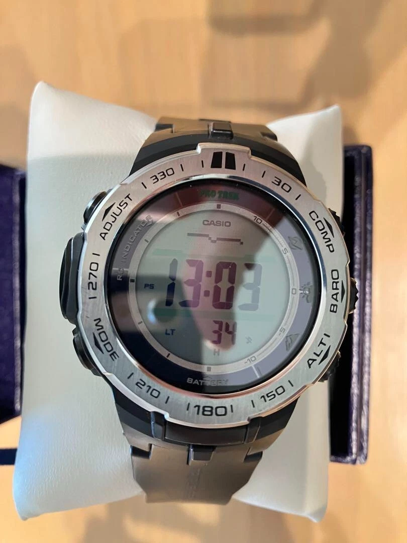 Casio PRO TREK PRW-3100-1JF black gray color Wristwatch | eBay