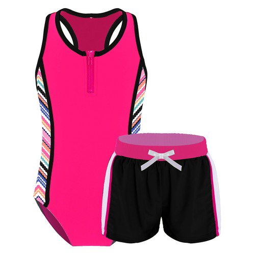 Kids Girls Beachwear Swimming Swimwear Athletic Swimsuit Sunsuit Monokini Baby - Picture 63 of 72