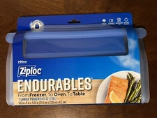 Ziploc Endurables Reusable Silcone Food Storeage Pouch - Large (64 fl oz)