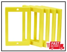 1-Gang 1/4 In. Electrical Receptacle Box Extension Ring (5/Pack)